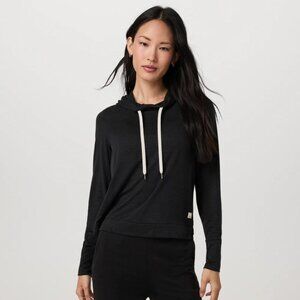 Vuori | Halo Essential Hoodie | Black Heather | M